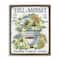 Stupell Industries Vintage Pumpkins & Hydgrangea Floater Framed Art